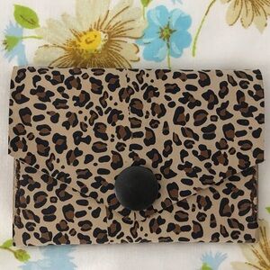 Hand Crafted Leopard 🐆 Print Wallet